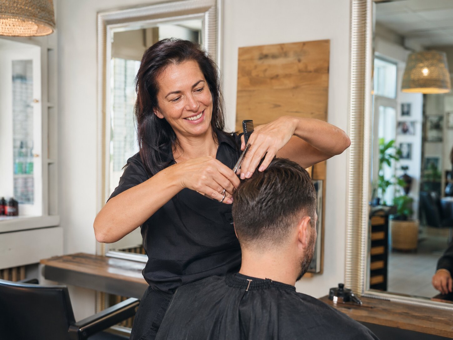 Friseur Werbung Ideen für Websites und Kampagnen